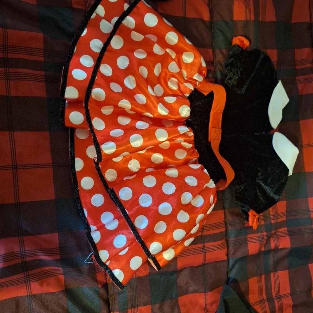 Disney Minnie Mouse Red Polka Dot Kids Costume/Dress Up - Picture 10 of 10